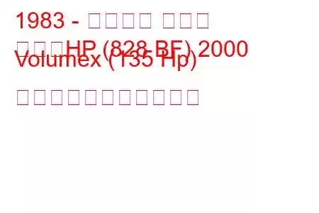 1983 - ランチア ベータ
ベータHP (828 BF) 2000 Volumex (135 Hp) の燃料消費量と技術仕様