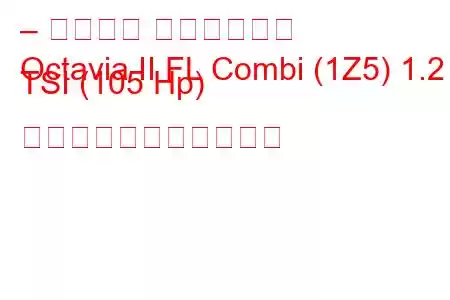 – シュコダ オクタヴィア
Octavia II FL Combi (1Z5) 1.2 TSI (105 Hp) の燃料消費量と技術仕様