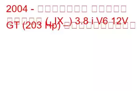 2004 - ポンティアック グランプリ
グランプリ (_IX_) 3.8 i V6 12V GT (203 Hp) の燃料消費量と技術仕様