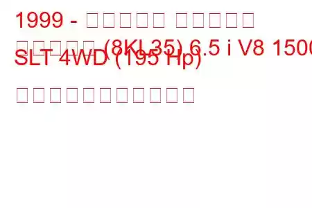 1999 - ホールデン サバーバン
サバーバン (8KL35) 6.5 i V8 1500 SLT 4WD (195 Hp) の燃料消費量と技術仕様