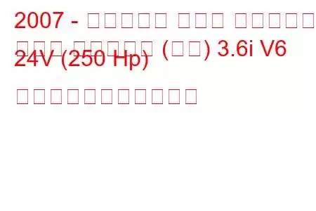 2007 - ビュイック パーク アベニュー
パーク アベニュー (上海) 3.6i V6 24V (250 Hp) の燃料消費量と技術仕様