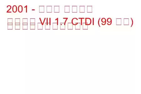 2001 - ホンダ シビック
シビック VII 1.7 CTDI (99 馬力) の燃料消費量と技術仕様