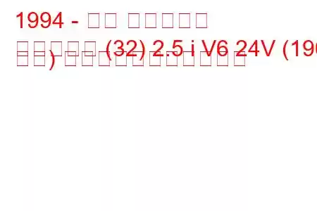 1994 - 日産 セフィーロ
セフィーロ (32) 2.5 i V6 24V (190 馬力) の燃料消費量と技術仕様