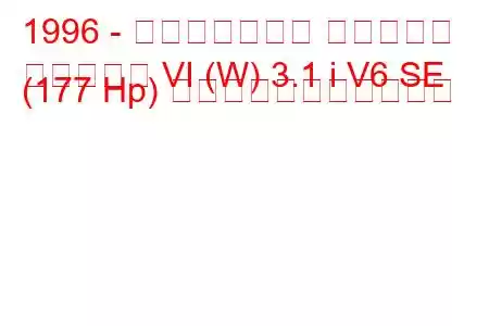 1996 - ポンティアック グランプリ
グランプリ VI (W) 3.1 i V6 SE (177 Hp) の燃料消費量と技術仕様