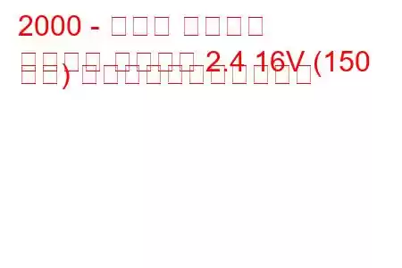 2000 - ジープ リバティ
リバティ スポーツ 2.4 16V (150 馬力) の燃料消費量と技術仕様