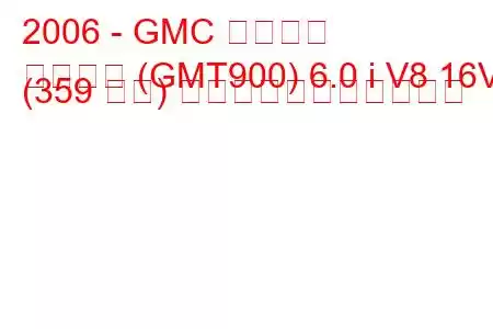 2006 - GMC ユーコン
ユーコン (GMT900) 6.0 i V8 16V (359 馬力) の燃料消費量と技術仕様