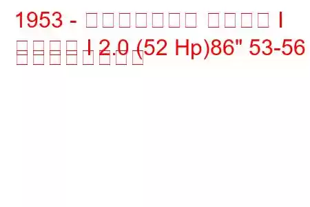1953 - ランドローバー シリーズ I
シリーズ I 2.0 (52 Hp)86