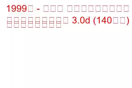 1999年 - トヨタ グランドハイエース
グランドハイエース 3.0d (140馬力) の燃費と技術仕様