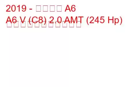 2019 - アウディ A6
A6 V (C8) 2.0 AMT (245 Hp) の燃料消費量と技術仕様