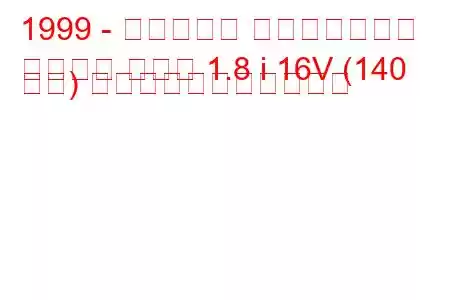 1999 - ケータハム スーパーセブン
スーパー セブン 1.8 i 16V (140 馬力) の燃料消費量と技術仕様