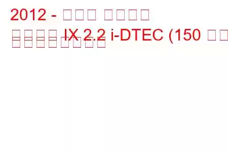 2012 - ホンダ シビック
シビック IX 2.2 i-DTEC (150 馬力) の燃費と技術仕様