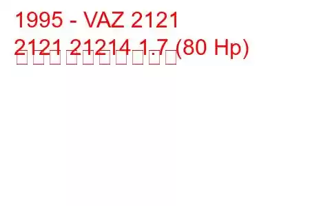 1995 - VAZ 2121
2121 21214 1.7 (80 Hp) 燃料消費量と技術仕様