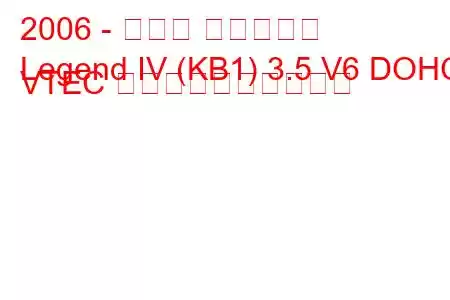 2006 - ホンダ レジェンド
Legend IV (KB1) 3.5 V6 DOHC VTEC 燃料消費量と技術仕様