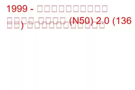 1999 - 三菱スペースランナー
スペース ランナー (N50) 2.0 (136 馬力) の燃料消費量と技術仕様