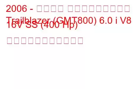 2006 - シボレー トレイルブレイザー
Trailblazer (GMT800) 6.0 i V8 16V SS (400 Hp) の燃料消費量と技術仕様