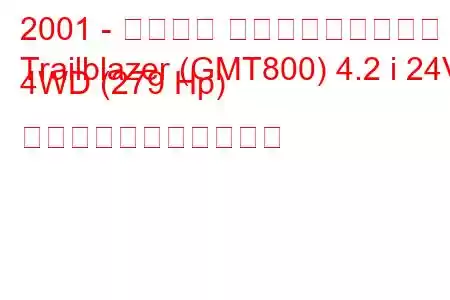 2001 - シボレー トレイルブレイザー
Trailblazer (GMT800) 4.2 i 24V 4WD (279 Hp) の燃料消費量と技術仕様