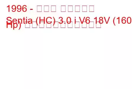 1996 - マツダ センティア
Sentia (HC) 3.0 i V6 18V (160 Hp) の燃料消費量と技術仕様