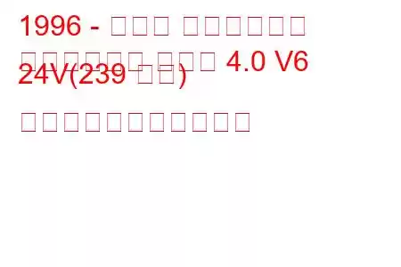 1996 - トヨタ ハイラックス
ハイラックス サーフ 4.0 V6 24V(239 馬力) の燃料消費量と技術仕様