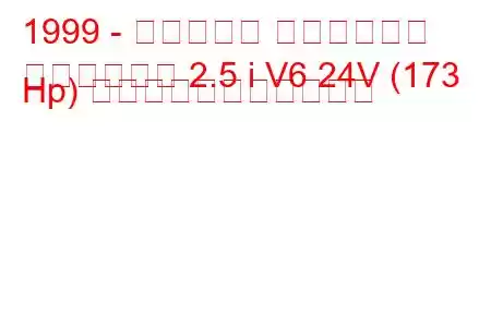 1999 - ヒュンダイ ダイナスティ
ダイナスティ 2.5 i V6 24V (173 Hp) の燃料消費量と技術仕様