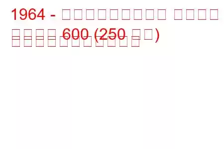 1964 - メルセデス・ベンツ プルマン
プルマン 600 (250 馬力) の燃料消費量と技術仕様