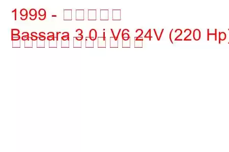 1999 - 日産バサラ
Bassara 3.0 i V6 24V (220 Hp) の燃料消費量と技術仕様